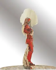 Michelangelo Pistoletto, Arlecchino, 1981, screenprint on acciaio inox lucidato a specchio