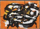 Karel Appel, Composition, 1957, gouache on card