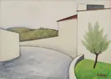 Strada di periferia by Ottone Rosai, 1956, oil on canvas, offered Jun 2020