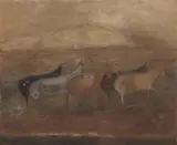 Zoran Mušič, Cavallini che passano