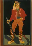 Fortunato Depero, Figura campestre, 1937, oil on paper applicata on canvas