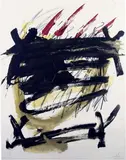Als Mestres de Catalunya by Antoni Tàpies, 1974, lithograph, offered Jun 2020