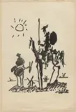 Pablo Picasso, Don Chisciotte, Stampa offset