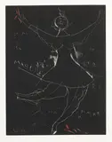 Danza minima II by Marino Marini, 1973, etching and acquatinta, offered Jun 2020