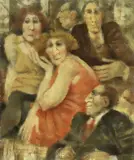Remo Squillantini, Senza titolo, 1989, oil on compensato