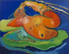 Mimmo Germana, Isola, 1991, oil on canvas