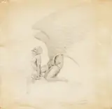 Agostino Arrivabene, Studio per «L'estasi di Ganimede», 1990, pencil on paper