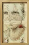 Pietro Ruffo, Senza titolo, 2009, watercolour and mixed media on paper in teca di legno