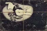 Senza titolo by detto Hyena Paolo Lasagni, 2007, mixed media on canvas, offered Jun 2020