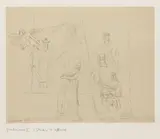 Carlo Carrà, Giustiniano II (Studio di affresco)