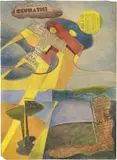 Giulio D'Anna, Senza titolo, 1934, tempera on paper