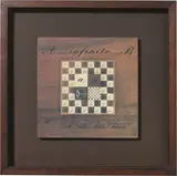 Laura Grisi, Chessboard A, 1990, fotografia a colori on panel