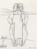 Valerio Adami, Timon of Athens, 1980, pencil on paper