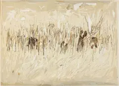 Germano Sartelli, Senza titolo, 1983, mixed media on paper applicata on pannello