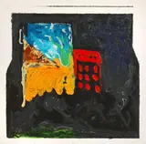 Mario Schifano, Senza titolo, screenprint a colori