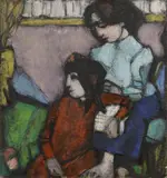 Domenico Cantatore, Donna e ragazza II