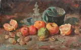 Mario Bucci, Natura morta, oil on canvas