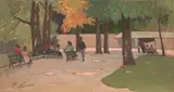 Giovanni Lomi, Giardini pubblici