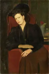Ritratto di signora by Oscar Ghiglia, 1908, oil on canvas, offered May 2020