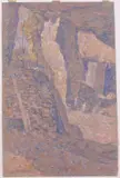 Cinque pastelli by Ludovico Tommasi, A) Paesaggio, offered May 2020