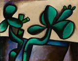 Dartel, Cactus, 1963, oil on canvas