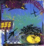 Torrick Ablack, One, 2003, enamel and acrylic on canvas