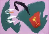 Gérard Ernest Schneider, Composizione, 1974, acrylic on card