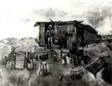 Carlo Carrà, La spiaggia di Moneglia (Barche II)
