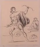 Giorgio de Chirico, Teseo, 1970, etching