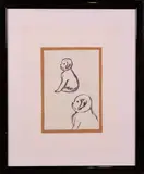 Studio di cani by Ottone Rosai, inchiostro on paper, offered Mar 2020