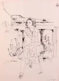 Giovanni Omiccioli, Ragazza in giardino