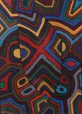 Corrado Cagli, Minotauro, 1968, screenprint a colori