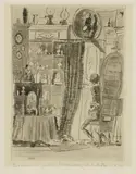 Tre grafiche by Domenico Gnoli, A) La vetrina, offered Dec 2018