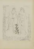 Georges Braque, Théogonie: Eurybia et Eros, etching
