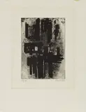 Pierre Soulages, Eau-forte no. 4, 1957, etching