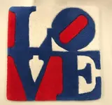 Robert Indiana, Czech Love, 2006, Tappeto