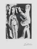 Pablo Picasso, Senza titolo, 1968, Acquatinta