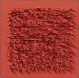 Bernard Aubertin, Tableau Clous, 1970, oil and chiodi on panel