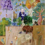 Un giardiniere by Antonio Possenti, 1996, oil on panel, offered Dec 2018