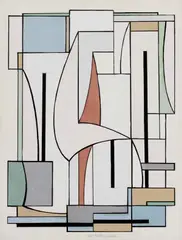 Carla Badiali, Bozzetto per variante della Composizione N. 7, 1938, pencil