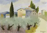 Casolari by Nino Tirinnanzi, 1974, oil on canvas, offered Dec 2018