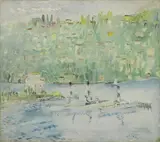 Angelo Del Bon, Lago di Como (Imbarcadero a Como)