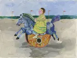 Senza titolo by Antonio Possenti, 1987, oil on canvas board, offered Dec 2018