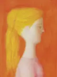 Profilo by Antonio Bueno, oil on faesite, offered Dec 2018
