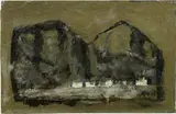 Paesaggio di montagna by Mario Sironi, 1945, tempera on paper applicata on cardboard, offered Dec 2018