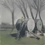 Radu Comşa, Senza titolo, 2007, oil on canvas