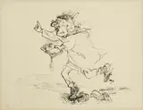 Il messaggero by George Grosz, 1934, inchiostro on paper, offered Dec 2018