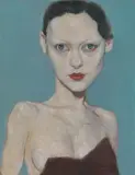Federico Lombardo, Simona, 1998, oil on canvas