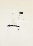 Magdalo Mussio, Fondo occulto, 1965, mixed media on paper