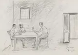 Ottone Rosai, Giocatori di carte